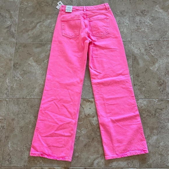 Zara Jeans Zara Super Wide Leg Full Length Jeans Poshmark